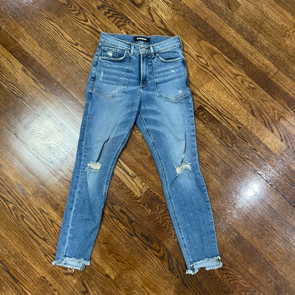 Express High Rise Ankle Jegging